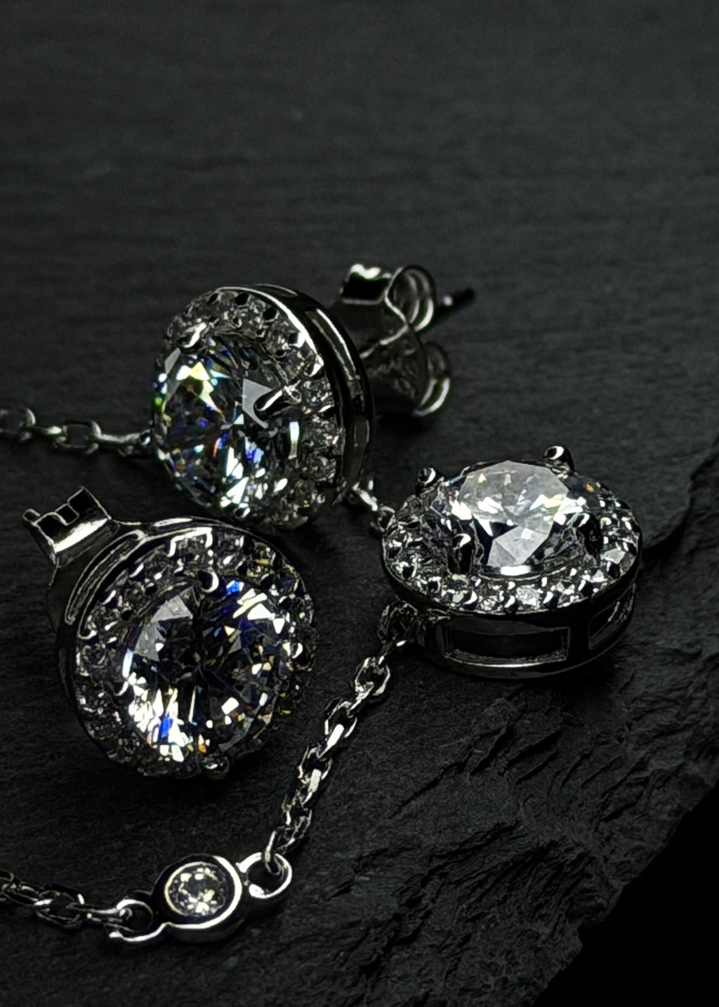 Сребърни обеци - Hymera