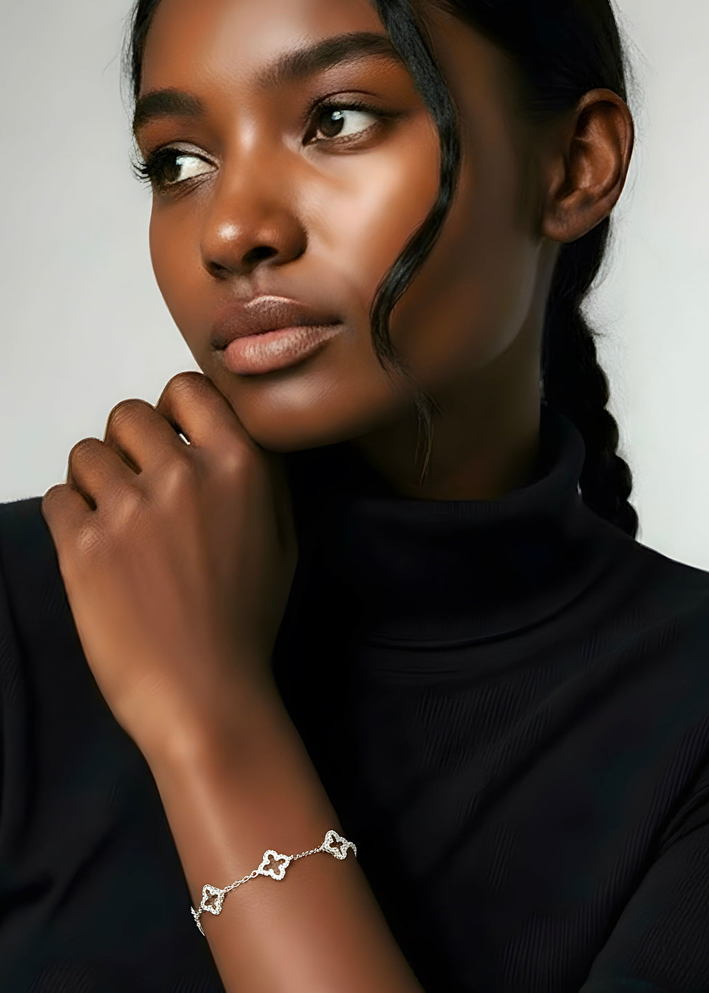 Сребърна гривна - Aurora